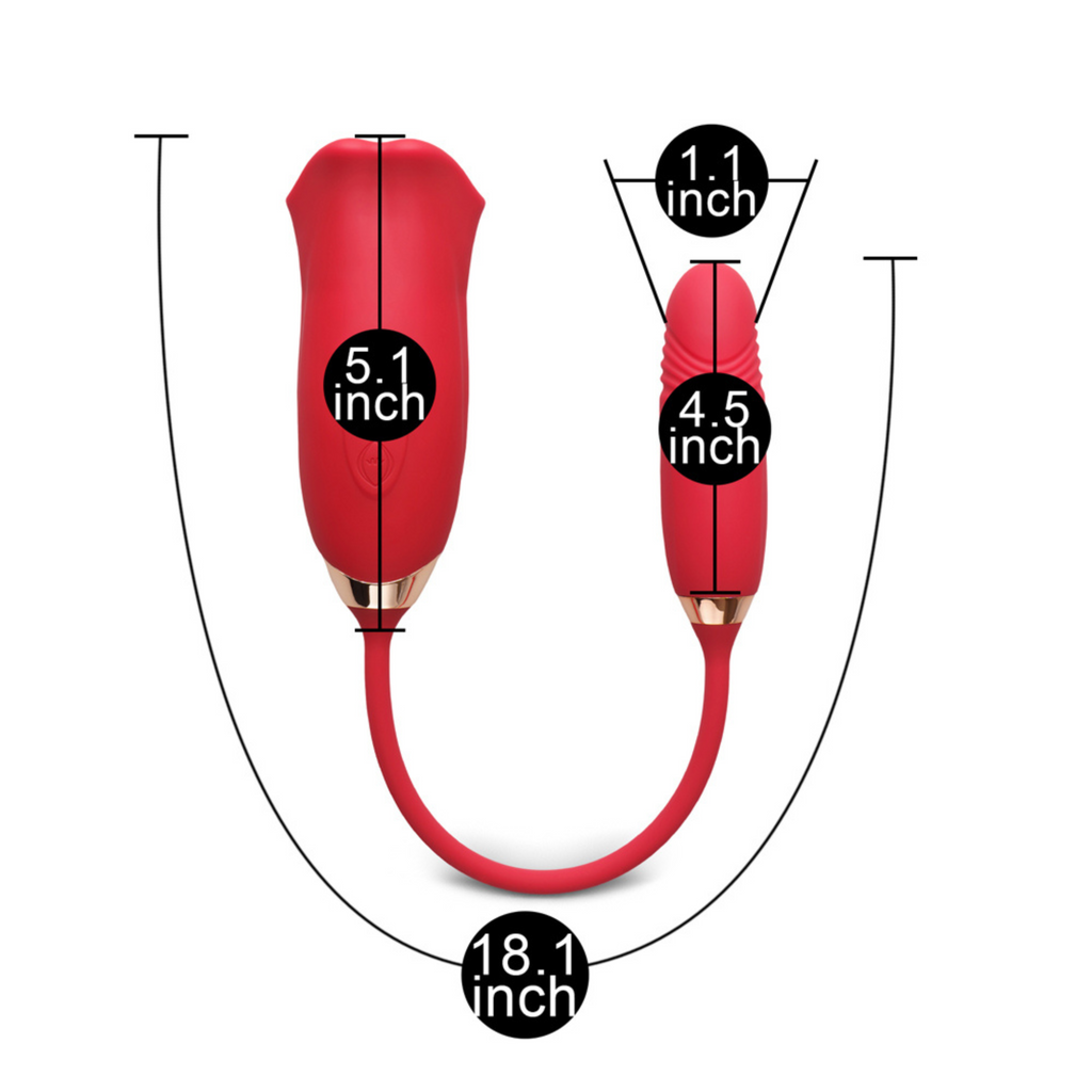 No Talk Back Clitoral Mouth and Thrusting Stimulator