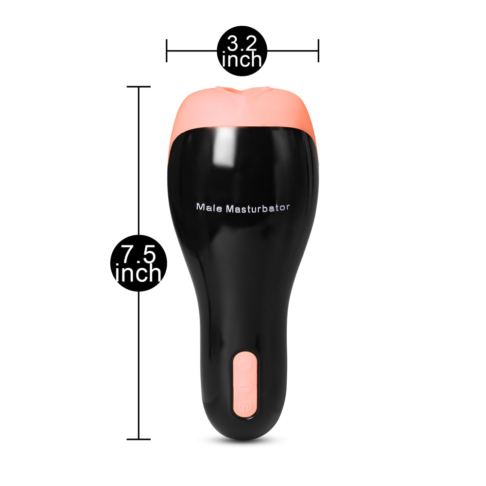 PipeHer Rechargeable Vibrating Stroker Tan