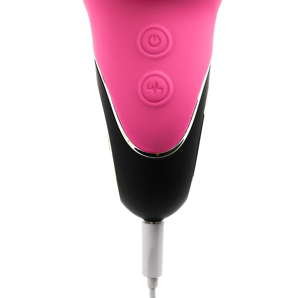 Pink Thrusting Rabbit Vibrator with Rotation