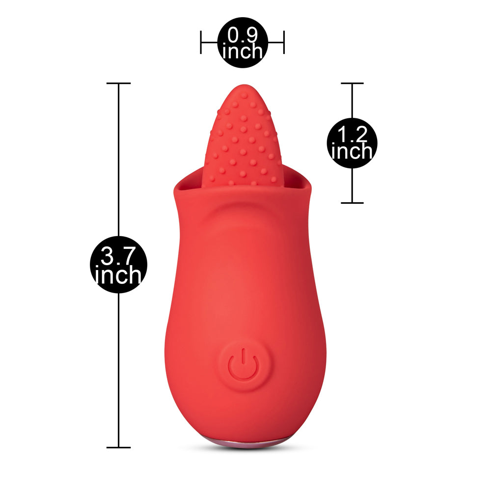 Flower Shape Massager with Tongue