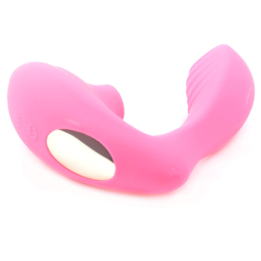 Pink Clitoral Sucking Stimulator and G-Spot Vibrator